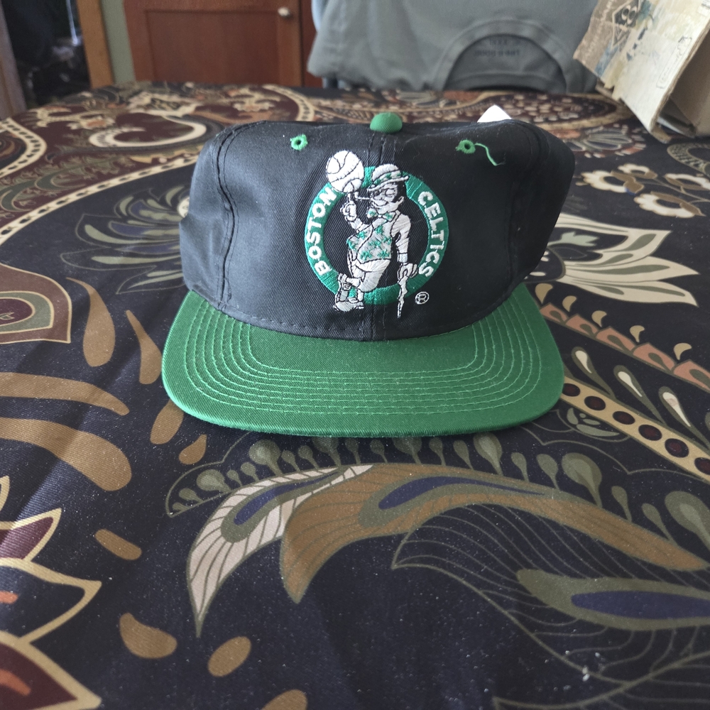 NBA Boston Celtics Black and Green Hat